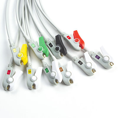 Совместимый Mindray BeneHeart D6 дефибриллятор 10Lead EKG Leadwires IEC Grabber