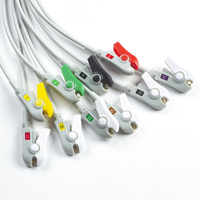 Совместимый Mindray BeneHeart D6 дефибриллятор 10Lead EKG Leadwires IEC Grabber