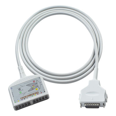 Совместимый Fukuda Denshi 10Lead EKG кабель для CardiMax FX-7202, CardiMax FX-7402, CardiMax FX-7101