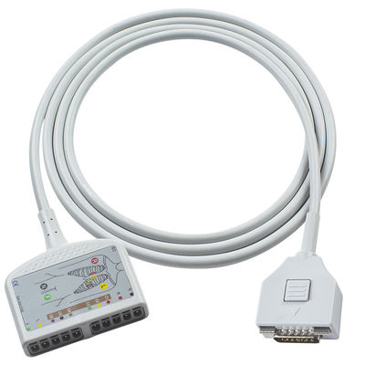 Совместимый Fukuda ME EKG трубный кабель для Fukuda Cardisuny, KP-500, KP-500D