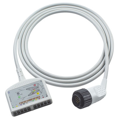 16pin совместимый Кенц ЭКГ кабель IEC/AHA для взрослых/педиатрических пациентов
