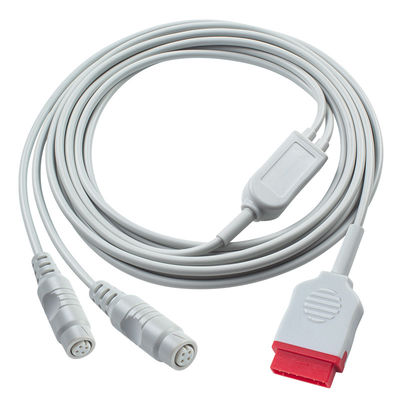 3.5M GE IBP Adapter Cable to Double P-Hilips Connector для медицинского диагностического оборудования