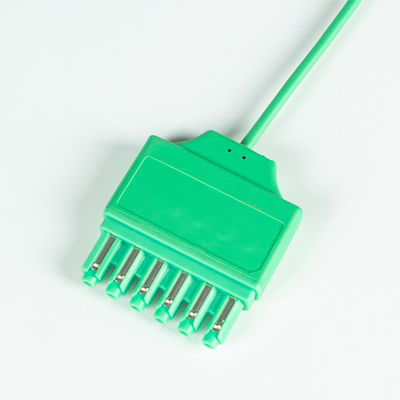 Кабель ЭКГ MS14682 Draeger ЭКГ Одиночный штырь Моноэлектрод 6 отведений ЭКГ IEC Защелка