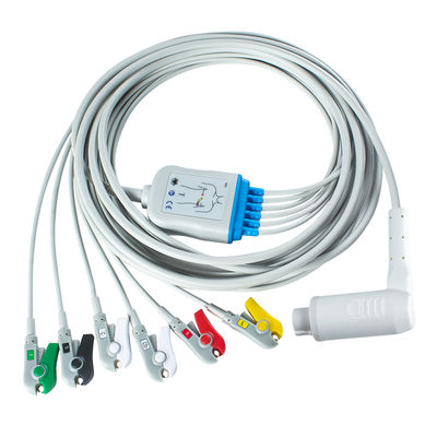 Корпулы 3 6Лид IEC Grabber Patient Cable с цветовым кодированием AHA/IEC