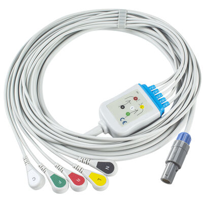 Кабель и электроды для ЭКГ Biosys 6-контактный кабель ЭКГ BPM-103
