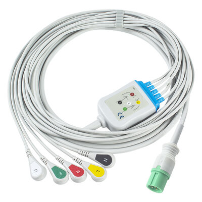 Кабель и отведения ЭКГ Contec CMS6000 для мониторов CMS7000, CMS8000C, CMS90000