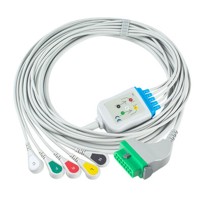 Fukuda Denshi CIO-07CTP-5NA CIO-07CTP-3NA ЭКГ кабель 15Pin DSL-8001 DSL-8001R Динаскоп DS-8100 DS-8200 DS-8500