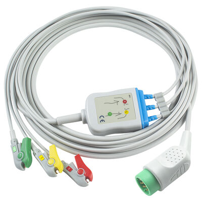 Кабель и электроды ЭКГ для Stryker M-edtronic Physio-control LIFEPAK 12 LIFEPAK 20E LIFEPAK 120 LIFEPAK 15
