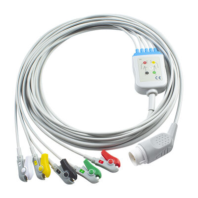 Ph 43100A 8-контактный кабель ЭКГ и провода дефибриллятор hp CodeMaster XL+