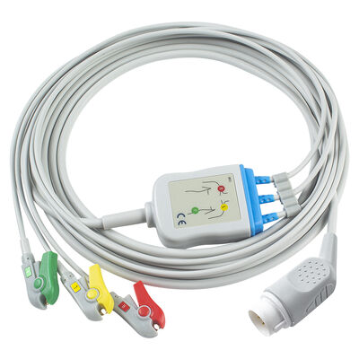 Ph 43100A 8-контактный кабель ЭКГ и провода дефибриллятор hp CodeMaster XL+
