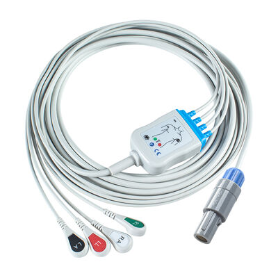 Petas 165R, 260R, 300, K-250, KMA160R 6-контактный кабель ЭКГ и провода