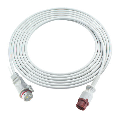 Бистос IBP адаптерный кабель 12Pin к Эдварду Аргону BD Abbott BB PVB Юта Medex Mindray Connector для BT-710 BT-720 BT-740 BT-770 BT-780