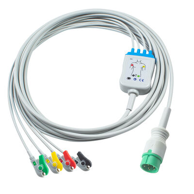 Zoncare PM7000D Кабель ЭКГ в 3/4/5 отведениях и провода