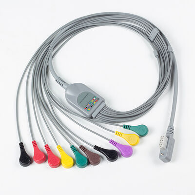 JincoMed 10 Lead MIC-12H-3 MIC-12H-3S MIC-12H-3L MIC-12H-3G EKG EKG Холтер кабели Holter 11Pin EKG EKG кабели и провода