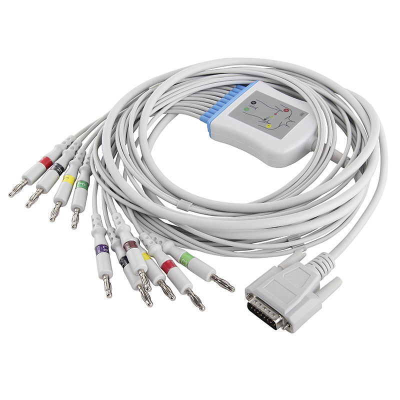 Соединитель IEC 4.0Banana кабеля EKG SE-3, SE-12 01.57.107048 Edan и Leadwires