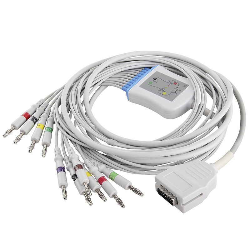 Кабель E350I EK10 Затмение LE Элита II Mortara Burdick EKG 012-0700-00 10 банан 4,0 IEC кабеля и Leadwires руководства EKG
