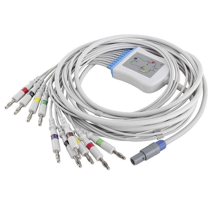 Соединитель валлийского IEC 4.0Banana кабеля и Leadwires Allyn SE-PRO-600 M2461A EKG