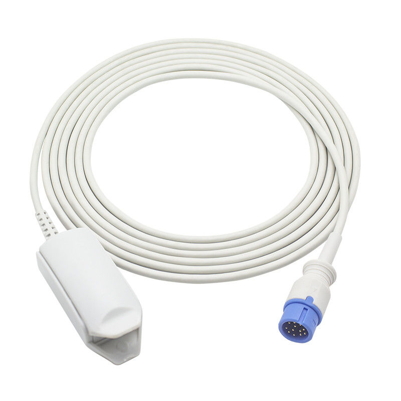 Техника датчика SpO2 12pin for M-asi-mo Comen C60 зонд зажима SpO2 пальца многоразового красного взрослый