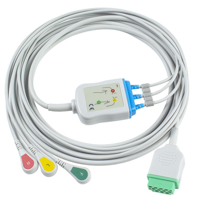 GE Marquette 2021141-002 2001292-001 кабель соединителя ECG кнопки 11pin IEC руководства кабелей и Leadwires 3 ECG