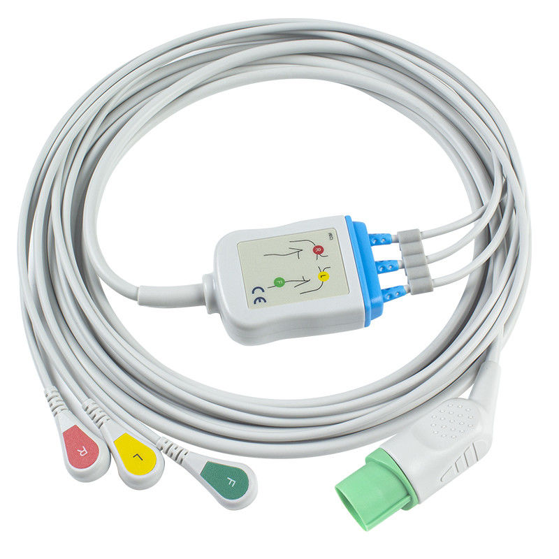 Mindray Datascope 040-000966-00 кабели EA6232A ECG и соединителей ECG Leadwires 12pin привязывает кнопку IEC 3 руководств