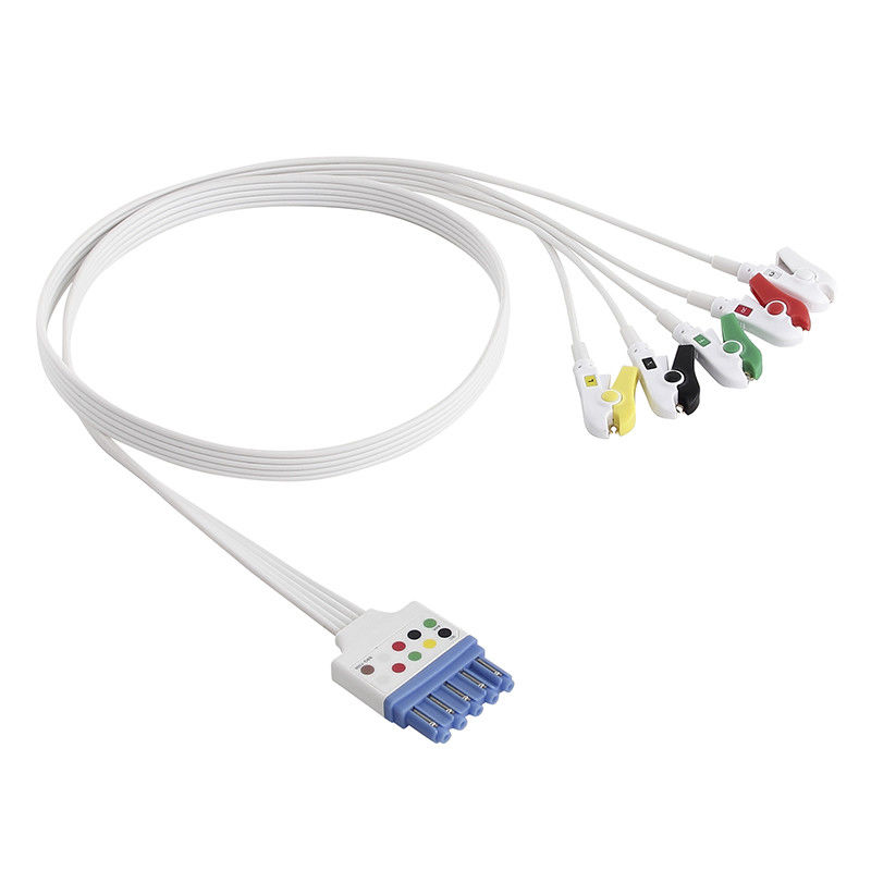 Philips 989803174211 989803173131 устранимый 5 IEC стиля DG Din зажима хватальщика кабеля руководства ECG