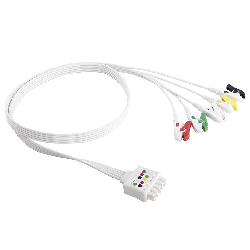 Leadwires Мульти-связи устранимые ECG GE установили 5 зажим DLP-05BD-40AM-0100 хватальщика подводящего провода руководства ECG