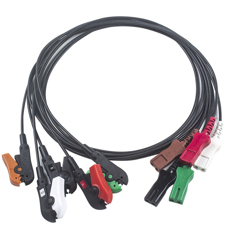 Leadwires кабеля и подводящего провода руководства ECG Radiotranslucent провода 5 радио стиля MRI LL просвечивающие