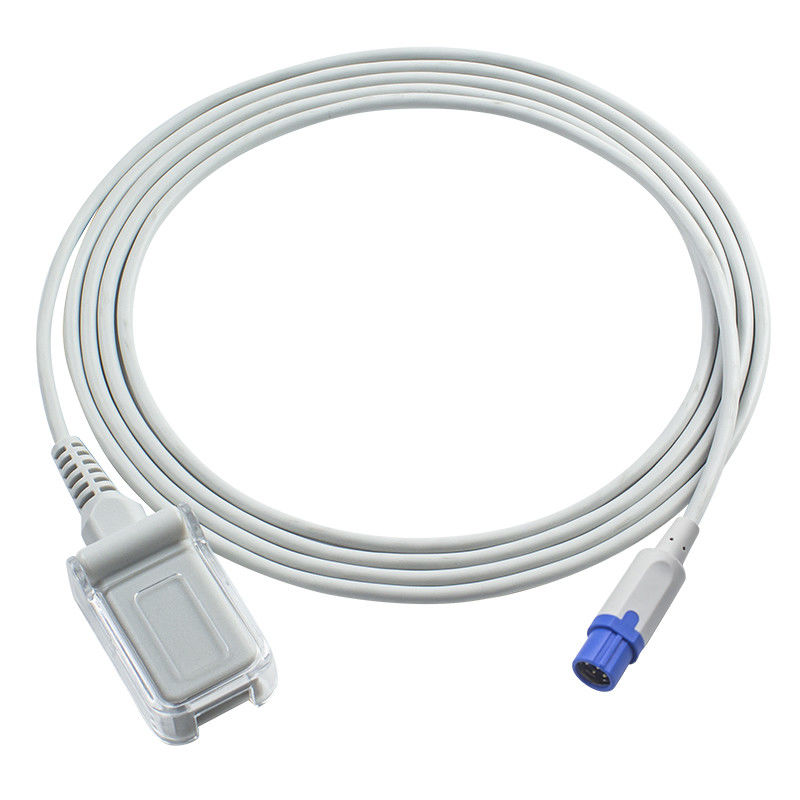 Кабель 8Pin датчика Shenmei SpO2 к кабелю переходника 9Pin SpO2 для клиник/больниц
