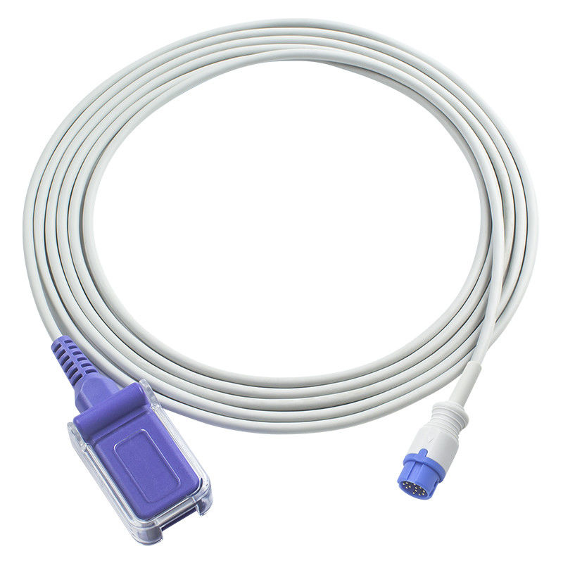Датчик техника SpO2 Anke ASC-553 N-ellcor Oxi-max привязывает переходника SpO2 терпеливый кабель