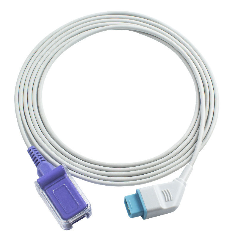 Кабель 12Pin датчика Nihon Kohden JL-650P SpO2 к удлинительному кабелю DB9 SpO2