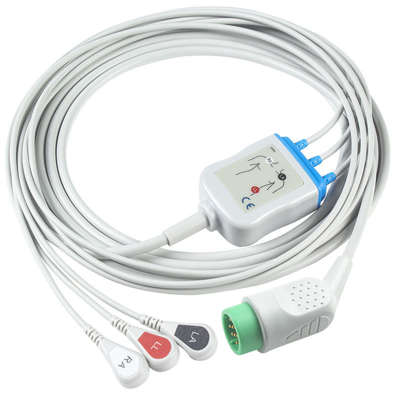 Для Stryker > Med-tronics > Physio Control Compatible Direct-Connect ECG Cable и проводные провода - 11110-000029