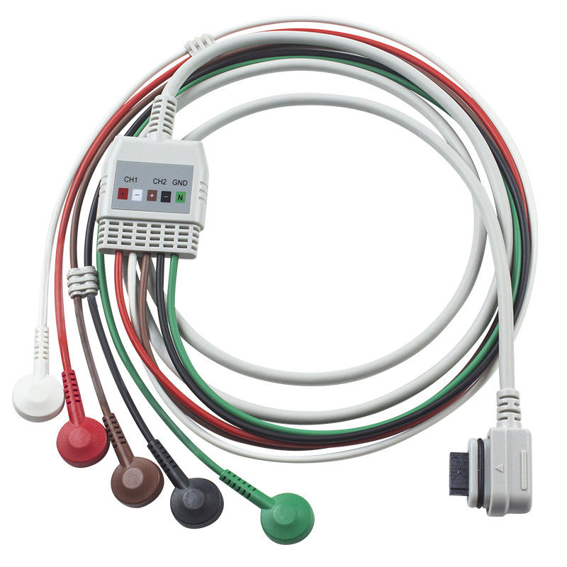 Кабель ЭКГ 5Lead Holter GE Seer ECG 2008594-001 Кабель совместим с GE SEER LIGHTR