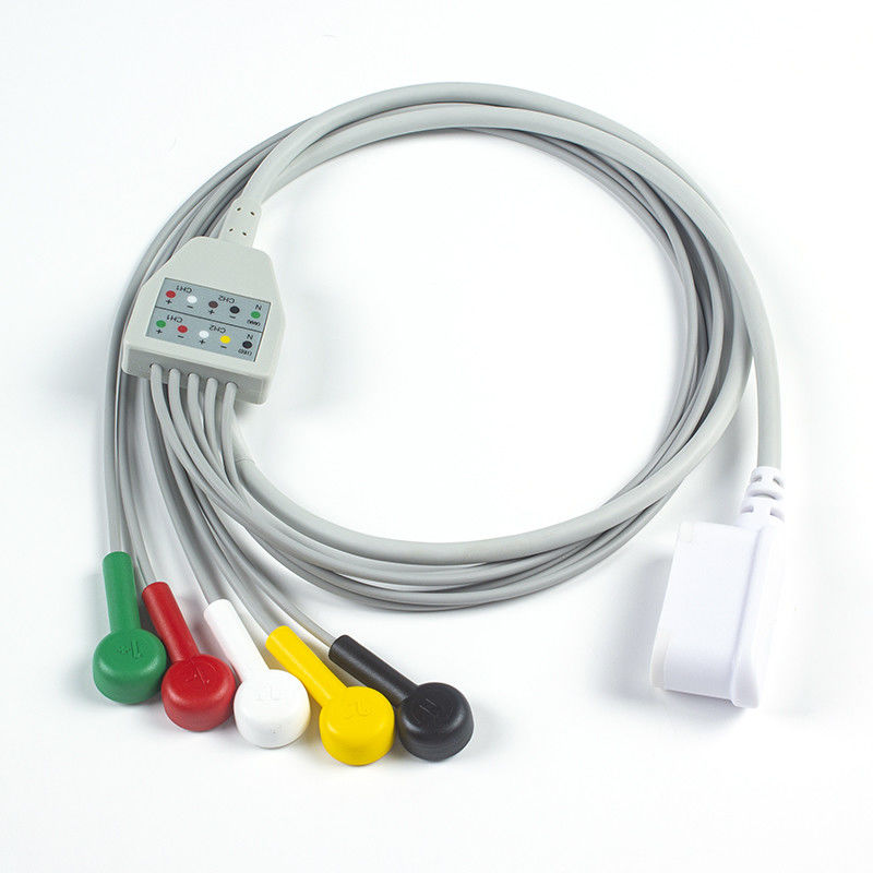 Leadwire Set 2104816-001 GE Seer 5Lead IEC Snap 2067634-019 Совместимый GE SEER 1000