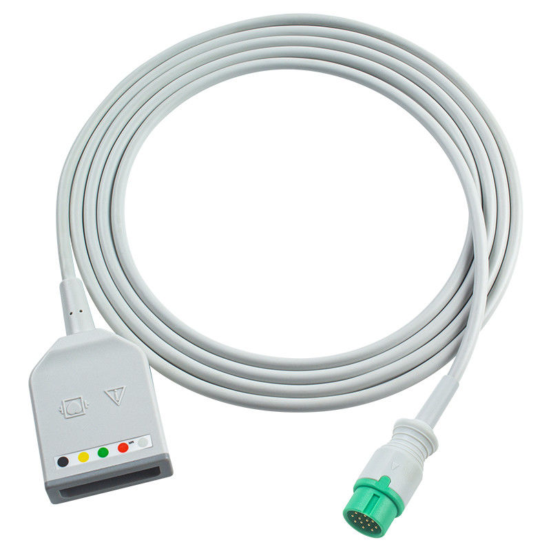Биолайт 12Pin 5Lead ECG Adapter кабель AnyView A2 A6 A4 A8 Q7 Q5 Кабель расширения ЭКГ Евро стиль