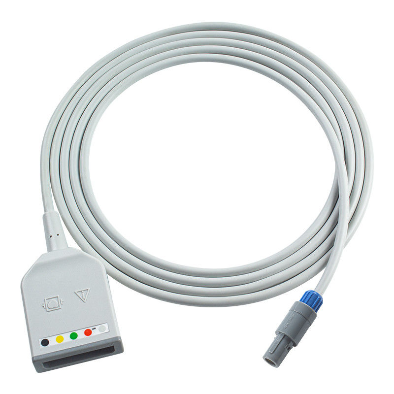 Biosys Lemo 6Pin 5Lead ЭКГ кабель адаптера BPM-103 Tepas Kma800 ЭКГ расширение кабель Евро стиль