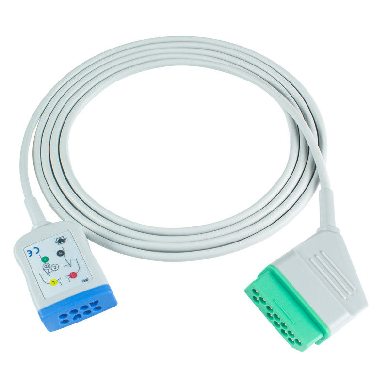 Nihon Kohden 12Pin 6Lead ECG Trunk Adapter Cable JC-906PA BSM 2354A BSM-2300 Life Scope I BSM-2301 Кабель расширения ЭКГ