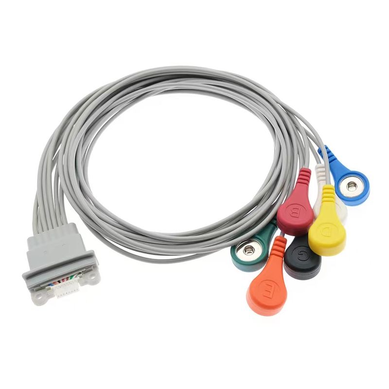 Совместимость с Schiller Medilog AR12 Plus ECG Holter кабелем 7Lead IEC Snap AR4 Plus FD5