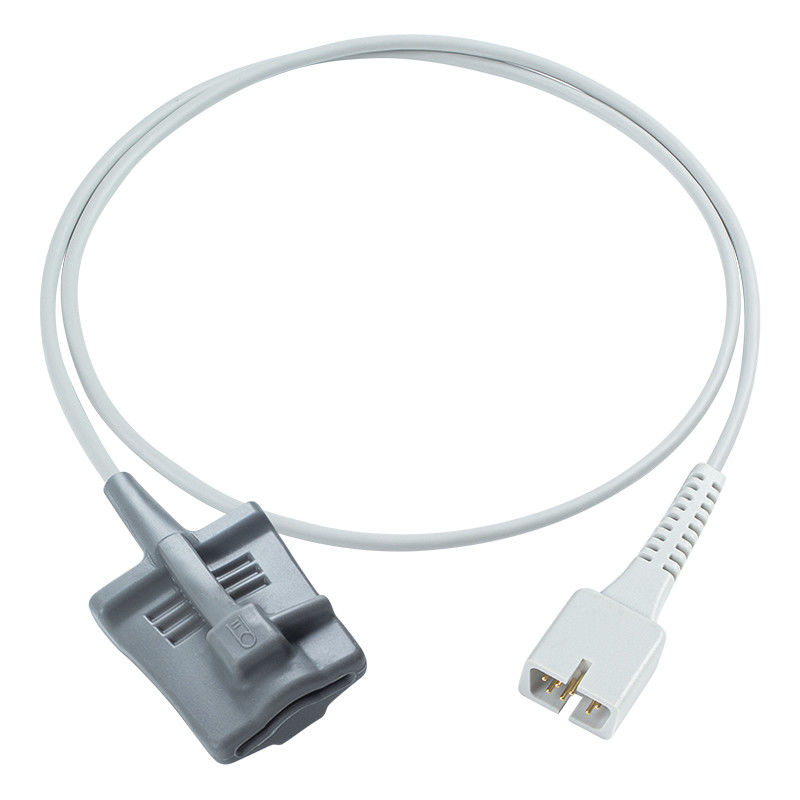 Серый короткий взрослый датчик SpO2 Soft Tip 1M для Contec CMS60C/CW/D/DW CMS60 PM50 PM60D