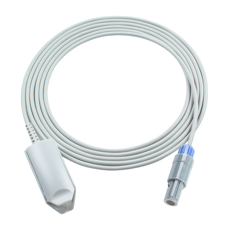 6Pin 40Degree Adult Finger Clip SpO2 Sensor 3.0M совместимый с Drager Vist 120 Vist 120s