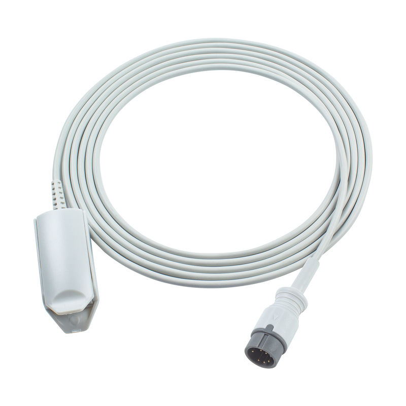 Совместимый кабель испытания Zoncare SpO2 для Zoncare PM7000D 6Pin Adult Digital 3.0M PM7000C