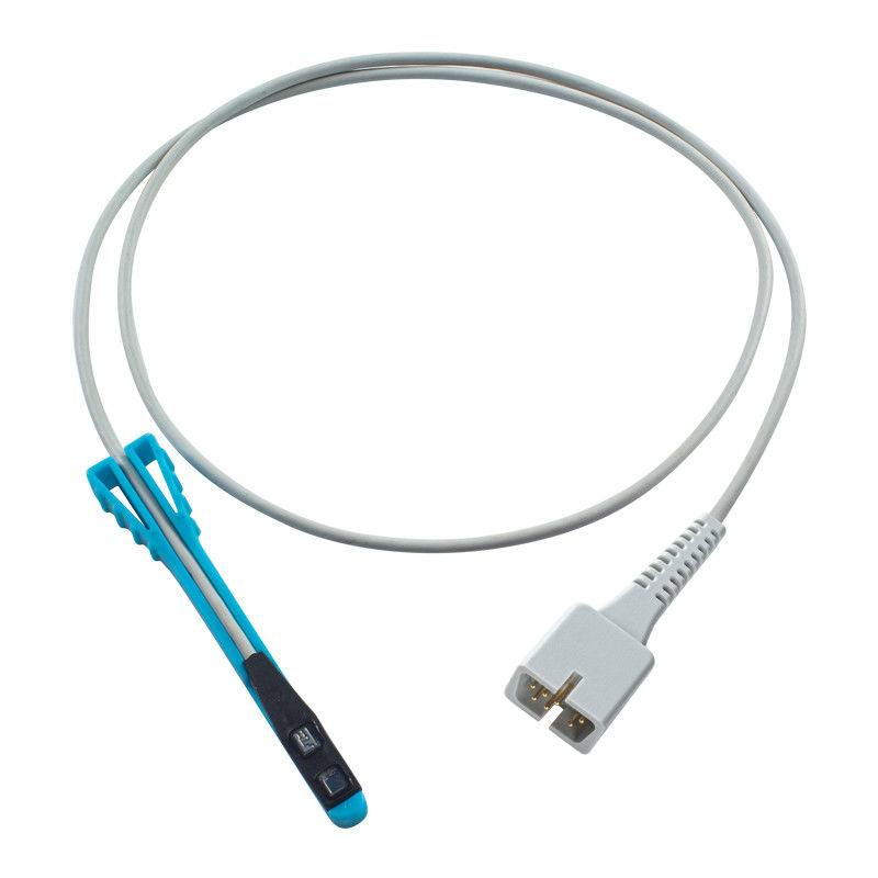 Совместимый N-ellcor 7Pin короткий SpO2 датчик животный ректальный не Oximax 1M
