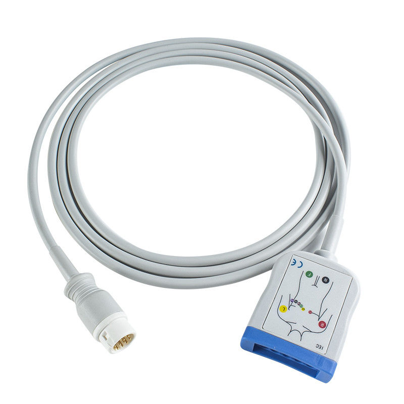 Совместимый P-Hilips EKG Trunk Cable - M1663A для 78352C, 78354C, 78834C, 867036, HeartStart MRx, IntelliVue
