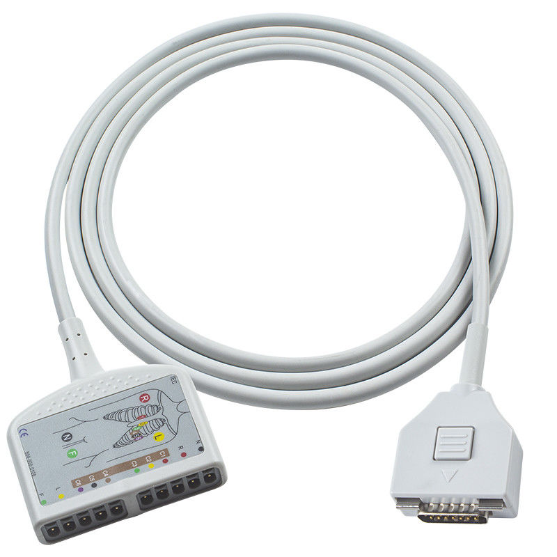 Совместимый Fukuda ME EKG трубный кабель для Fukuda Cardisuny, KP-500, KP-500D