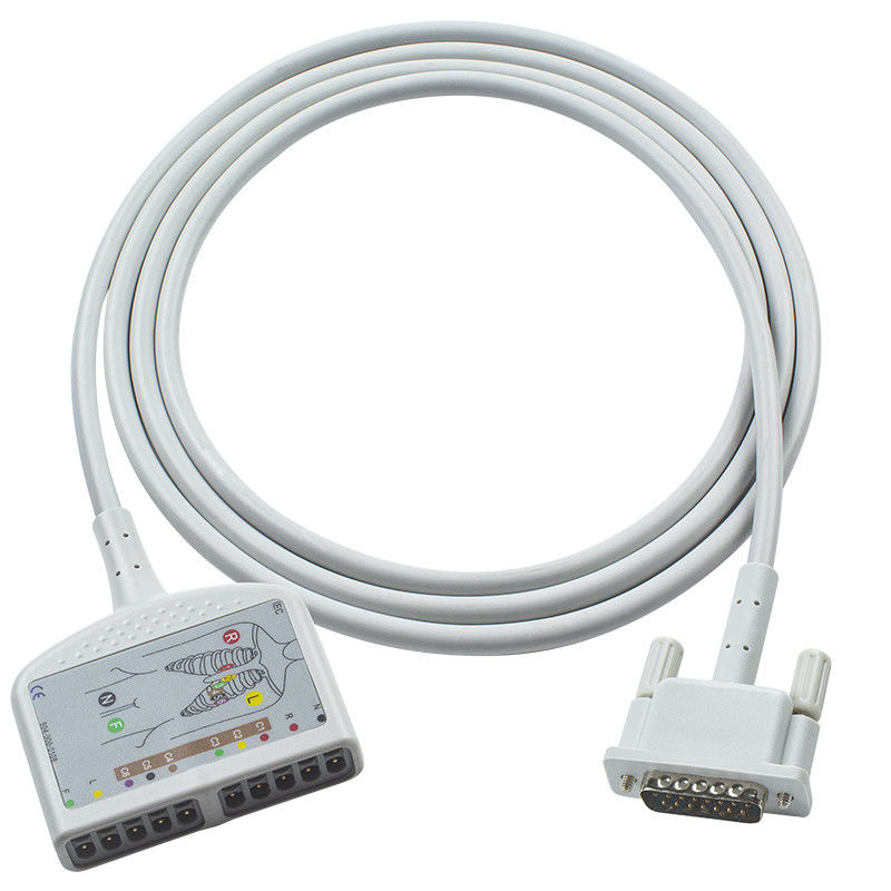 OD6mm 2.2M P-Hilips Кабель ЭКГ Кабель багажника для M1770A M1771A M1772A Pagewriter 100 Pagewriter 200