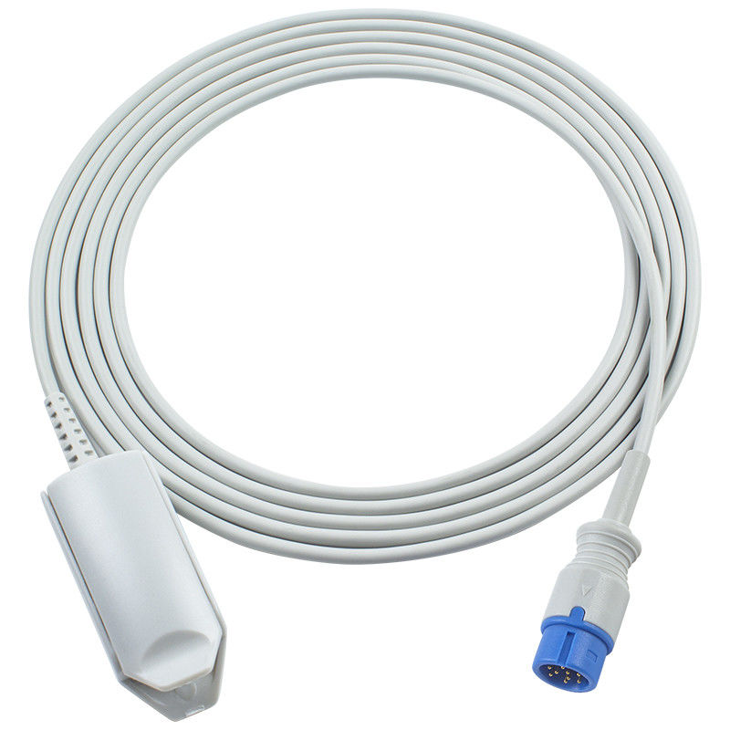 Совместимый ViewMed 9Pin SpO2 Зонд для взрослых ViewMed Насыщенный монитор Finger Clip 3.0M