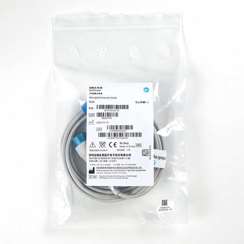 Оригинальный Mindray 562A Spo2 адаптерный кабель 0010-20-42710 для Mindray T5/T8, IPM,IMEC, UMEC серии