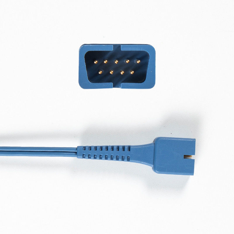 Полуфабрикат 9Pin SpO2 сенсор 1M TPU SpO2 испытательный кабель для универсальной совместимости