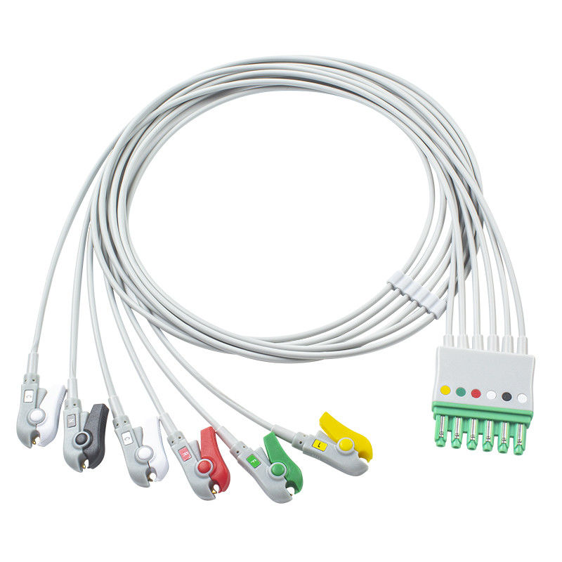 S-iemens Draeger Drager MP03405 ЭКГ Свинцовые провода 6 Свинцовый кабельный захватчик M300 Infinity M540 MultiMed Plus IEC Clip