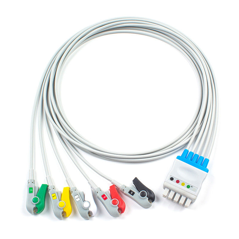 Черточка 2500 солнечные 8000 GE Leadwires 412681-001 Marquette ECG здравоохранения GE зажим IEC 5 руководств