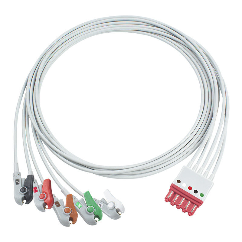 P-hilips M1978A M1976A 989803125881 ЭКГ Свинцовые провода 5 Свинцовый кабель Свинцовый провода IEC Clip MP 40 IntelliVue M1167A MRx
